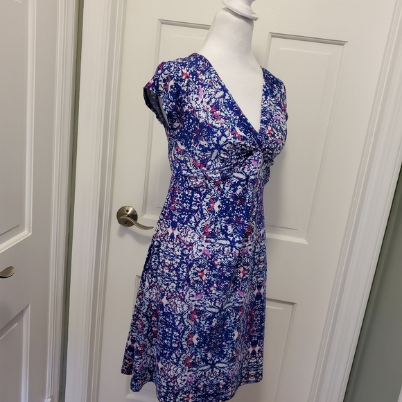 Soybu Colorful Print Knit Dress Size Small, Athlesiure, Comfy Stretchy - Picture 5 of 8